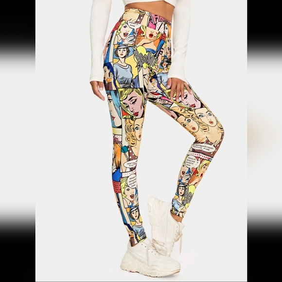 Pop Art leggings - Picture 1 of 2